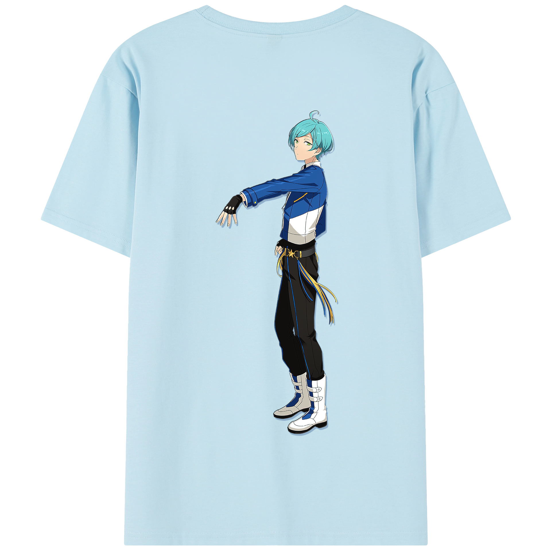 （画像用） あんさんぶるスターズ! Ensemble Stars 綿100％半袖Tシャツ（背面プリント）